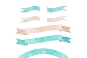 Ribbon Watercolor Vector Graphics, a Graphic by TheBlogLoft (Thumbnail 2 of 2)