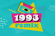 Nineties Vibes font & graphics, a Font by kaer_shop (Thumbnail 8 of 10)