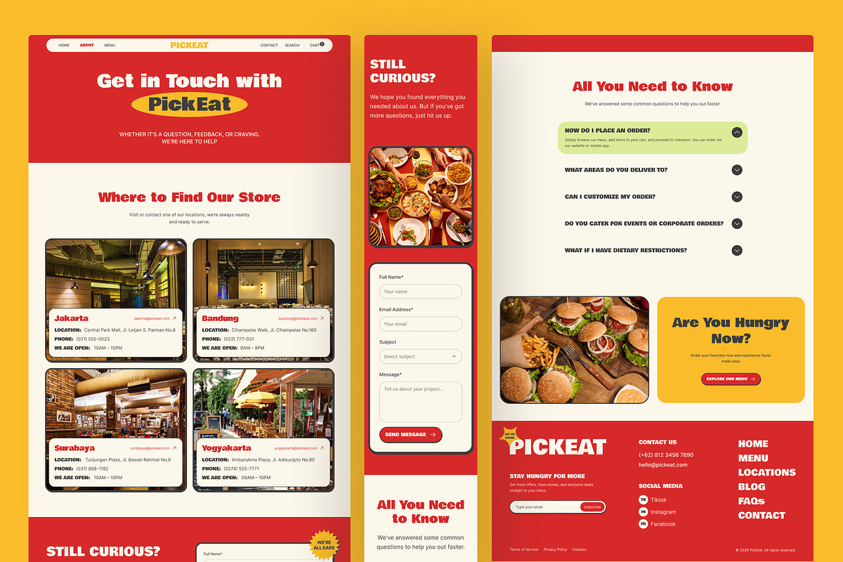 Food Retail & E-Commerce Website UI, an UI Kit Template by peterdraw (Photo 6 of 7)