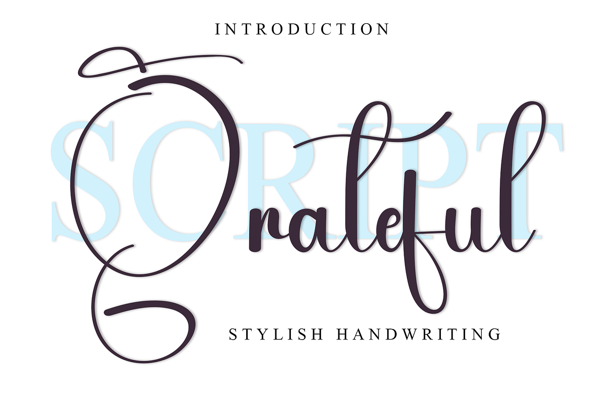 Grateful, a Handwritten Font by InermediaSTUDIO (Photo 1 of 8)