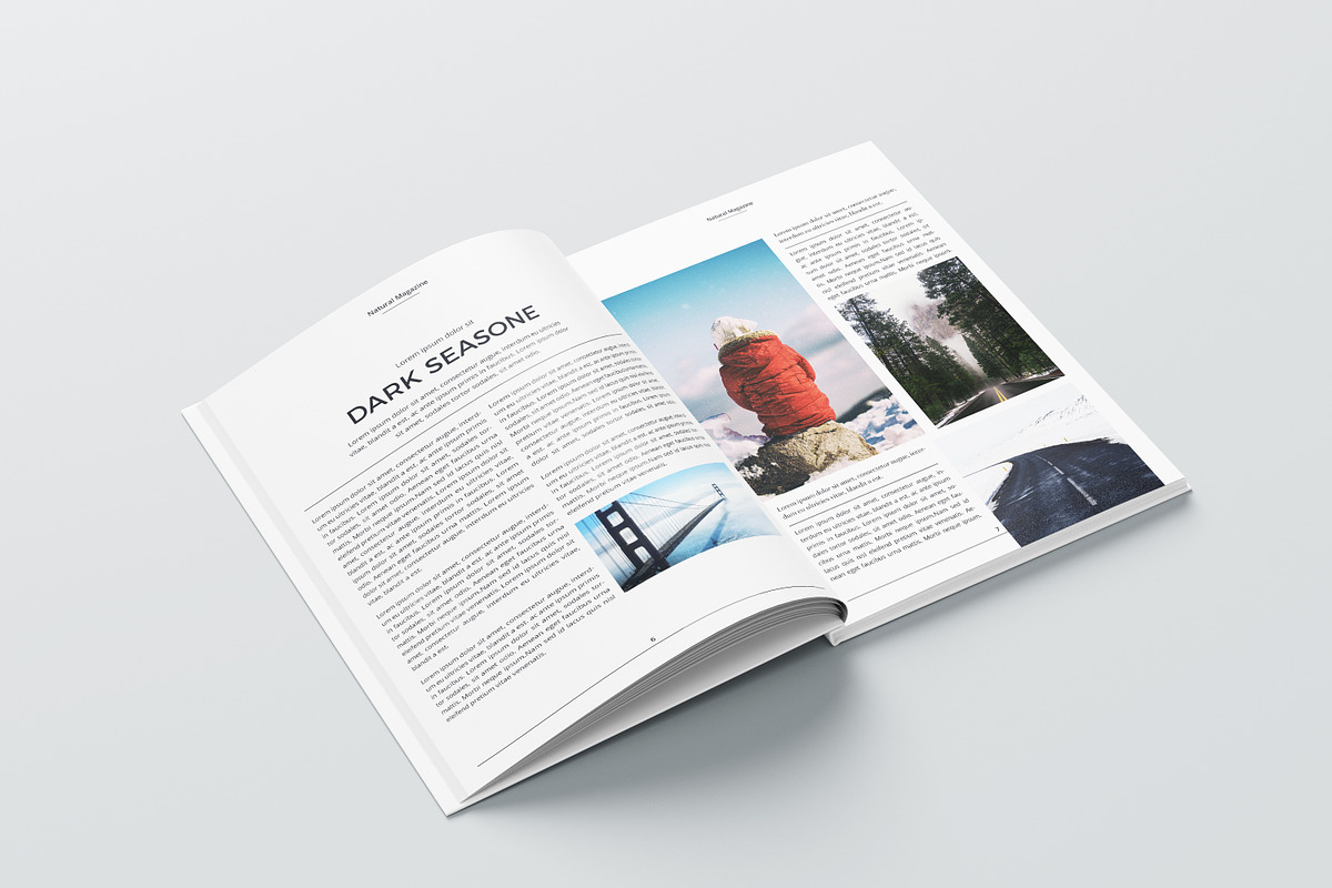 Natural Magazine, a Magazine Template by obidullah_01 (Photo 6 of 14)