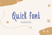 Creative rebellion Quick font, a Handwritten Font by MixedArt (Thumbnail 1 of 6)