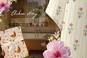 Chicken Easter seamless patterns, a Pattern Graphic by Vero Arts (Thumbnail 7 of 12)