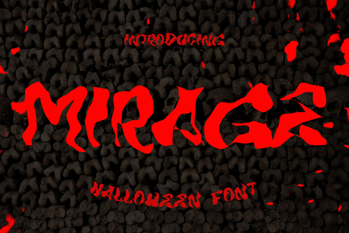 MIRAGE - Halloween Horror Font, a Font by NTC Graphic (Photo 1 of 9)