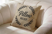 Pillow Mockup, a Product Mockup by Pitchlook.Studio (Thumbnail 4 of 4)