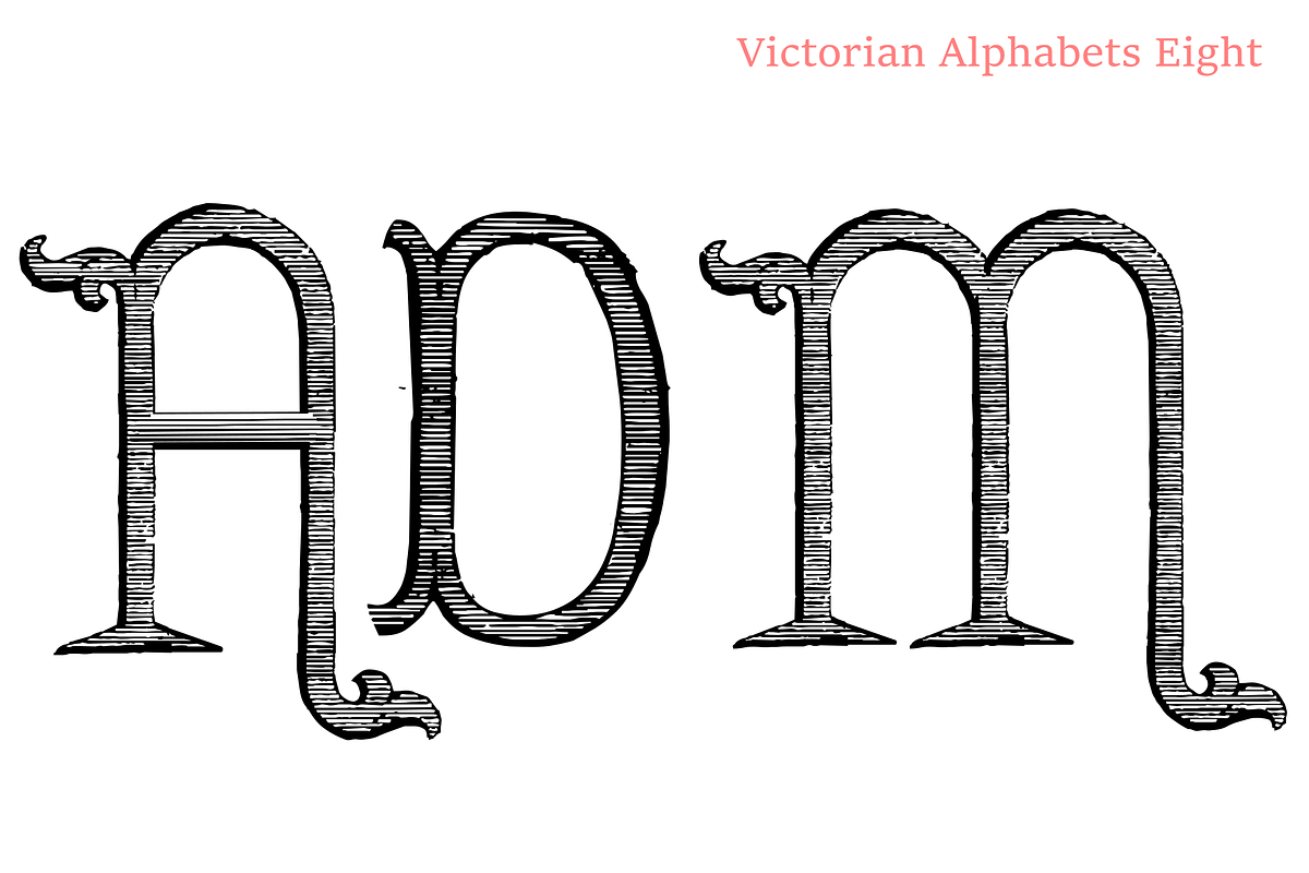 Victorian Alphabets Eight, a Slab Serif Font by Intellecta Design (Photo 3 of 5)
