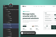Task.Io - AI Task Manage Startup, a Websites & App Template by SLAB! Design (Thumbnail 2 of 4)