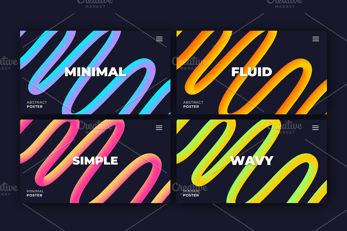 8 Abstract Fluid Backgrounds, a Background Graphic by katyaskrn (Photo 6 of 9)