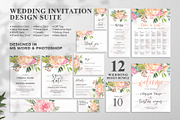Blush Floral Wedding Invitation Set, an Invitation Template by DesignDevisers (Thumbnail 15 of 15)