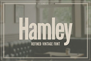 Hamlet Vintage Font, a Sans Serif Font by Sombrero Craft (Thumbnail 1 of 4)