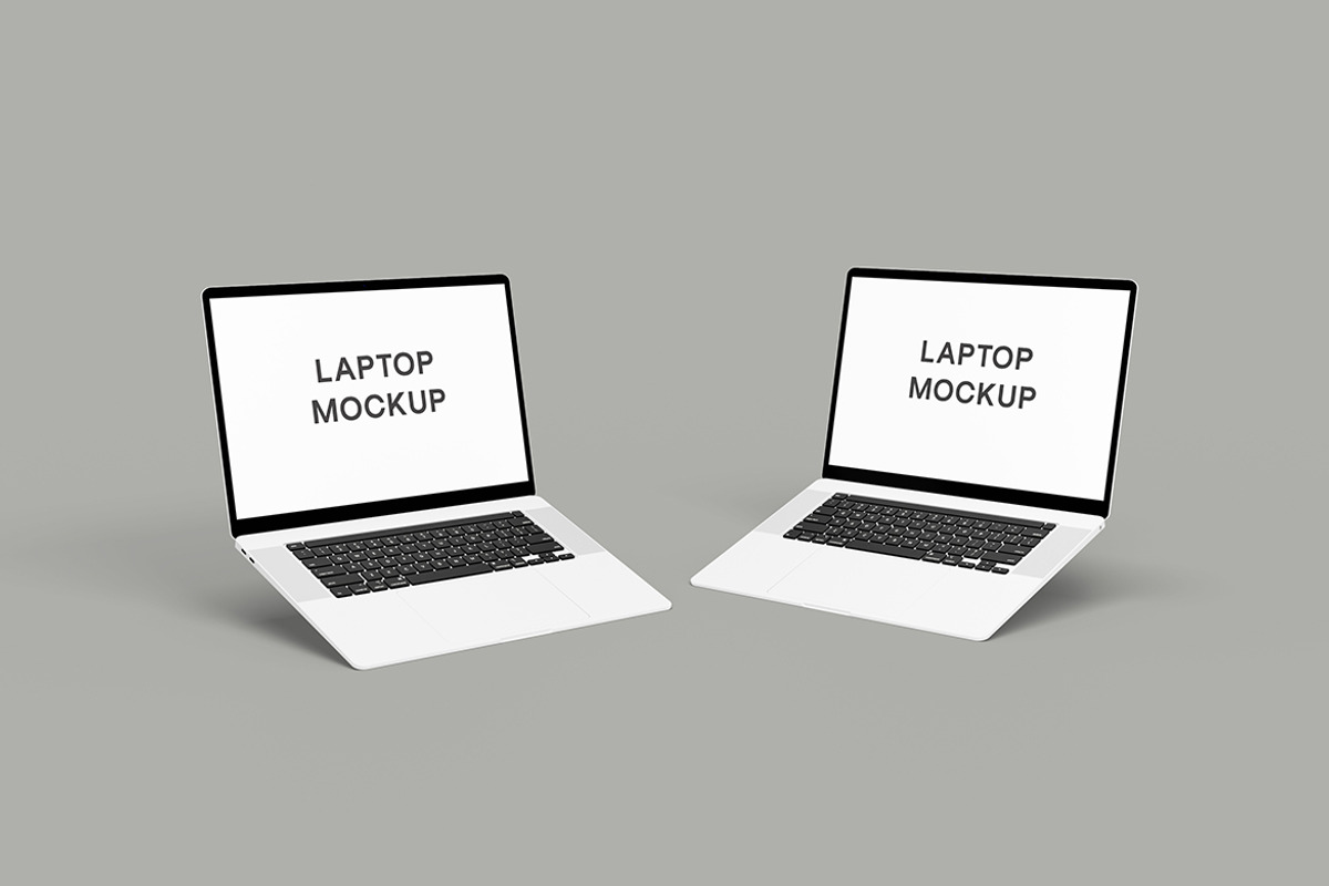 Laptop Mockup, a Wearable Device Mockup by Alhaytar (Photo 2 of 5)
