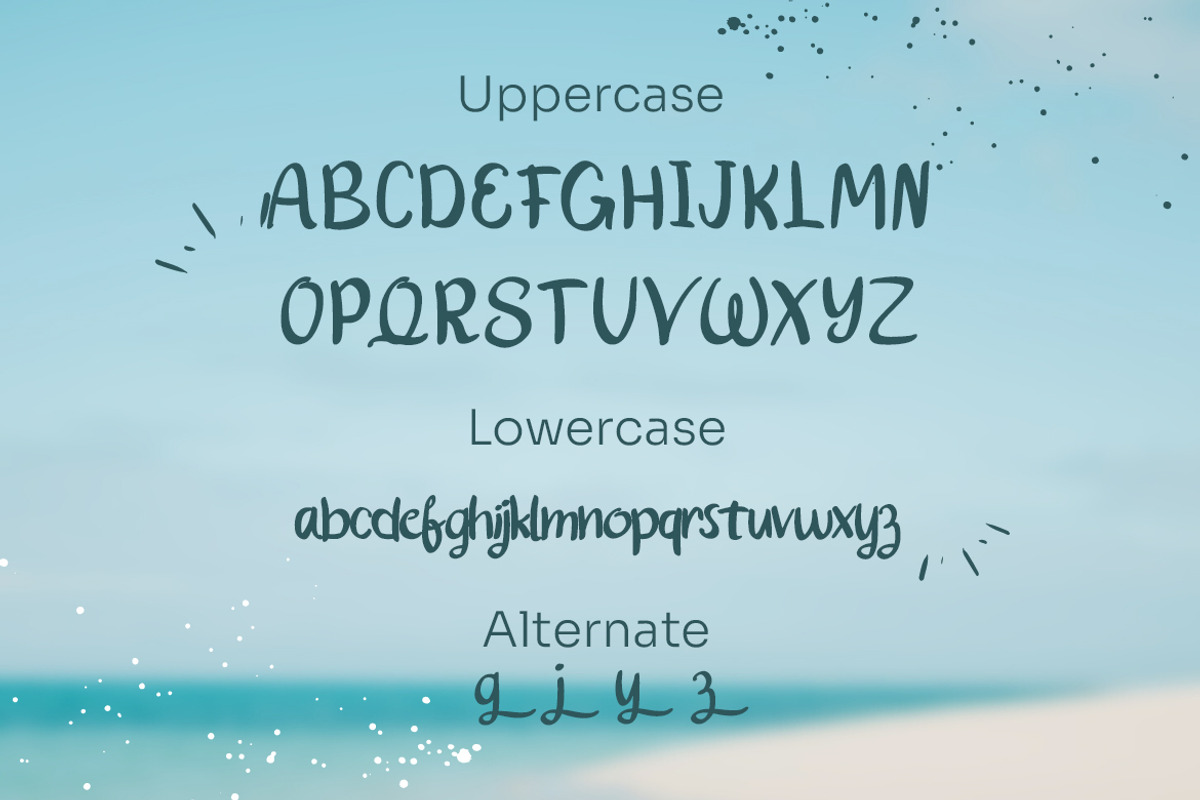 Smallyeu - Handwritten Font, a Script Font by Dhabee (Photo 3 of 8)
