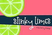 Stinky Limes, a Serif Font by Kitaleigh (Thumbnail 1 of 3)