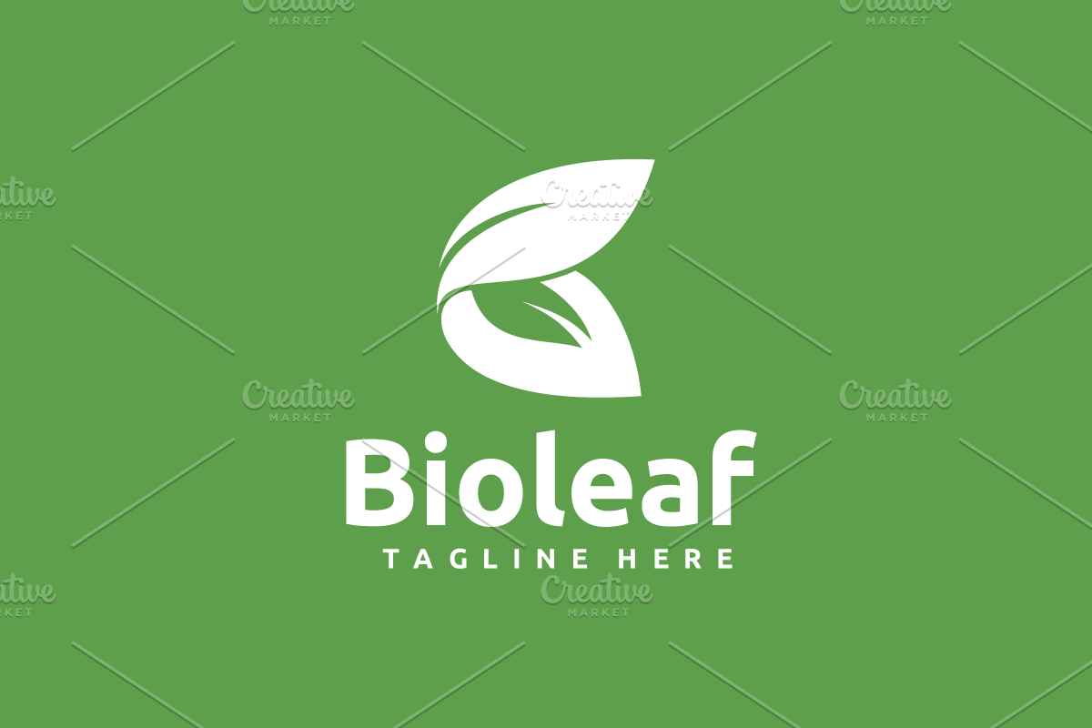 Bio Leaf - Letter B Logo Design, a Branding & Logo Template by yopie (Photo 2 of 3)