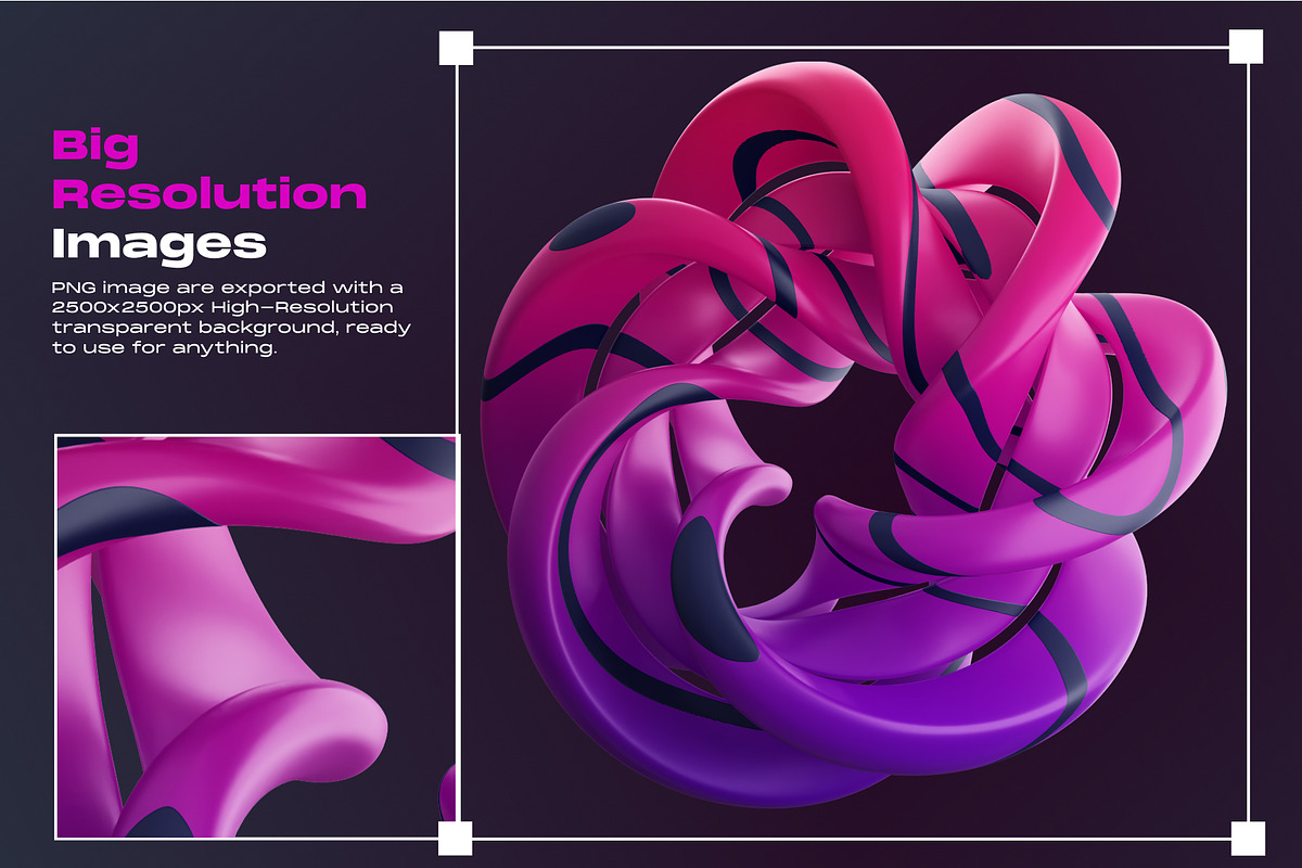 Abstract Shapes 3D, an Object Graphic by Dope Design (Photo 4 of 8)