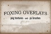 Foxing Textures and Brushes, a Texture Graphic by Blue Line Design (Thumbnail 1 of 15)