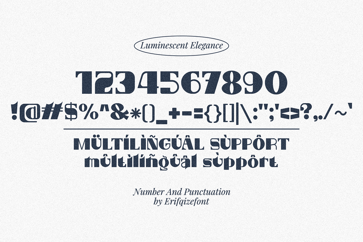 Luminescent Elegance Font, a Sans Serif Font by Erifqizefont (Photo 11 of 21)