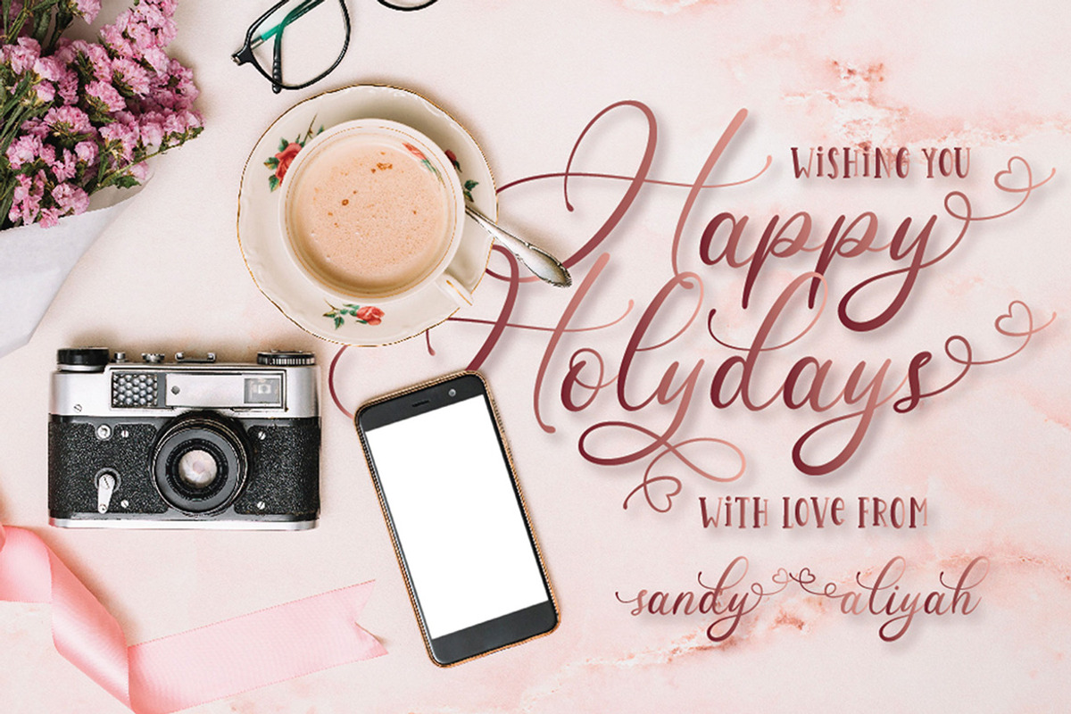 Betterlove Calligraphy, a Script Font by Almeera Std (Photo 5 of 10)