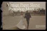 Vintage Photo Paper Sleeve Mockups, a Books & Magazine Mockup by Studio Viita (Thumbnail 6 of 10)