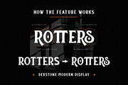 Derstone - All Caps Display Serif, a Serif Font by Lettermine (Thumbnail 7 of 9)