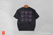 Love Heart Emoji Expressions Bundle, an Illustration by shaondesigns (Thumbnail 6 of 9)