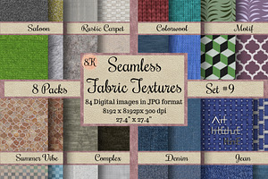 84 Seamless Fabric Textures 8K Paper