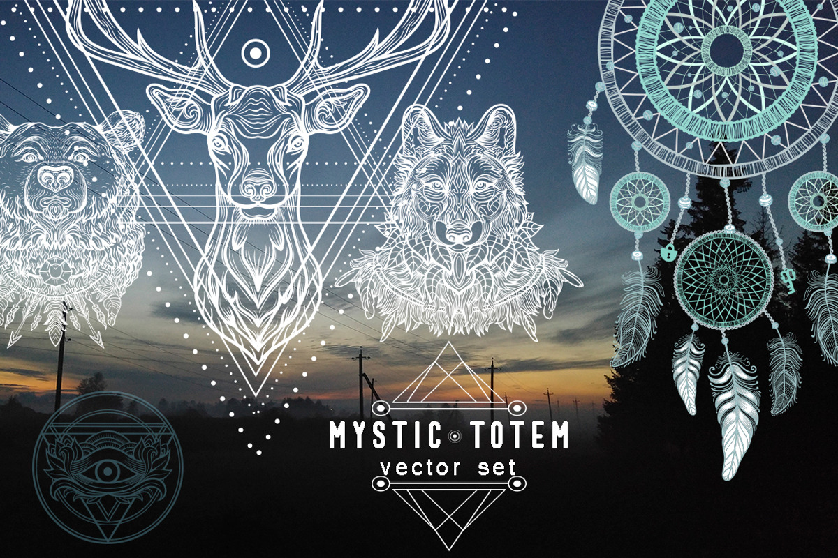 Mystic Totem, an Animal Illustration by shik-shik (Photo 1 of 5)