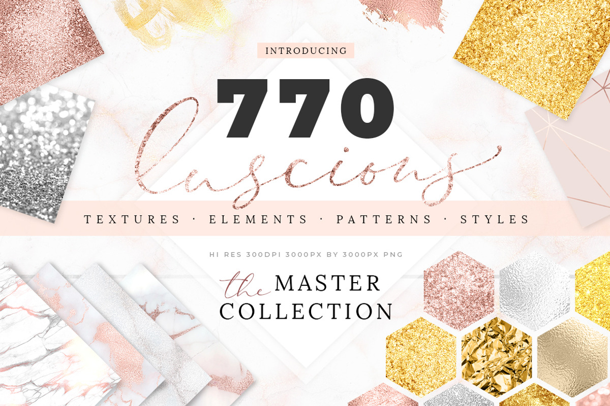 770 Textures Mega Bundle, a Texture Graphic by Studio Sirona (Photo 1 of 18)