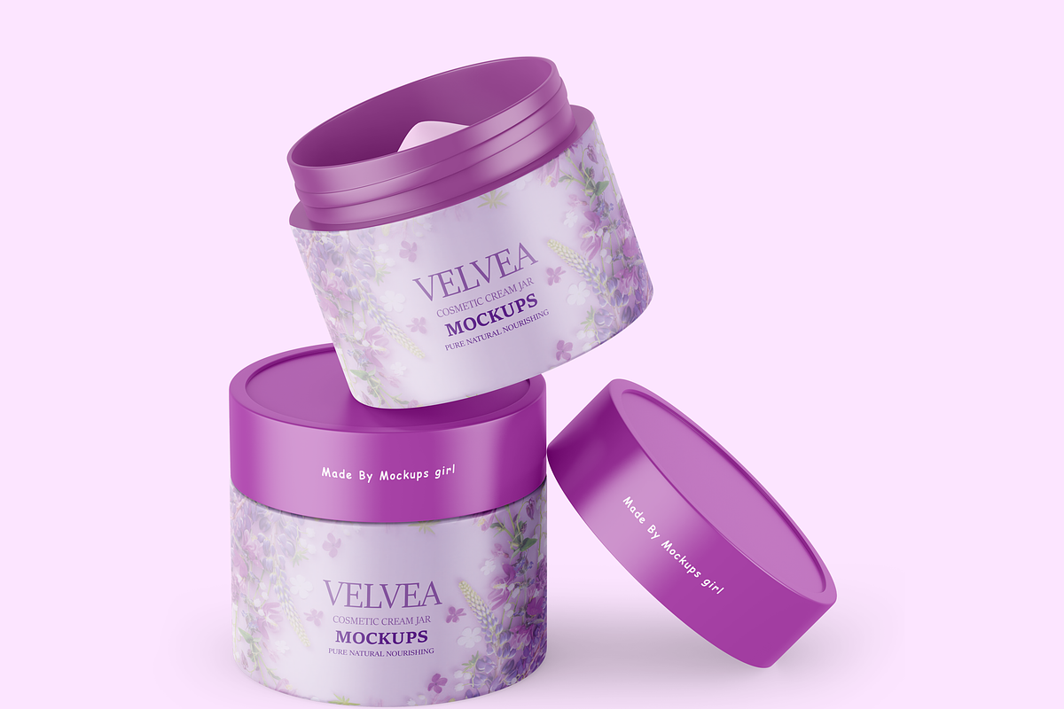 Cosmetic Jar Mockups, a Product Mockup by Mockups Girl (Photo 5 of 5)