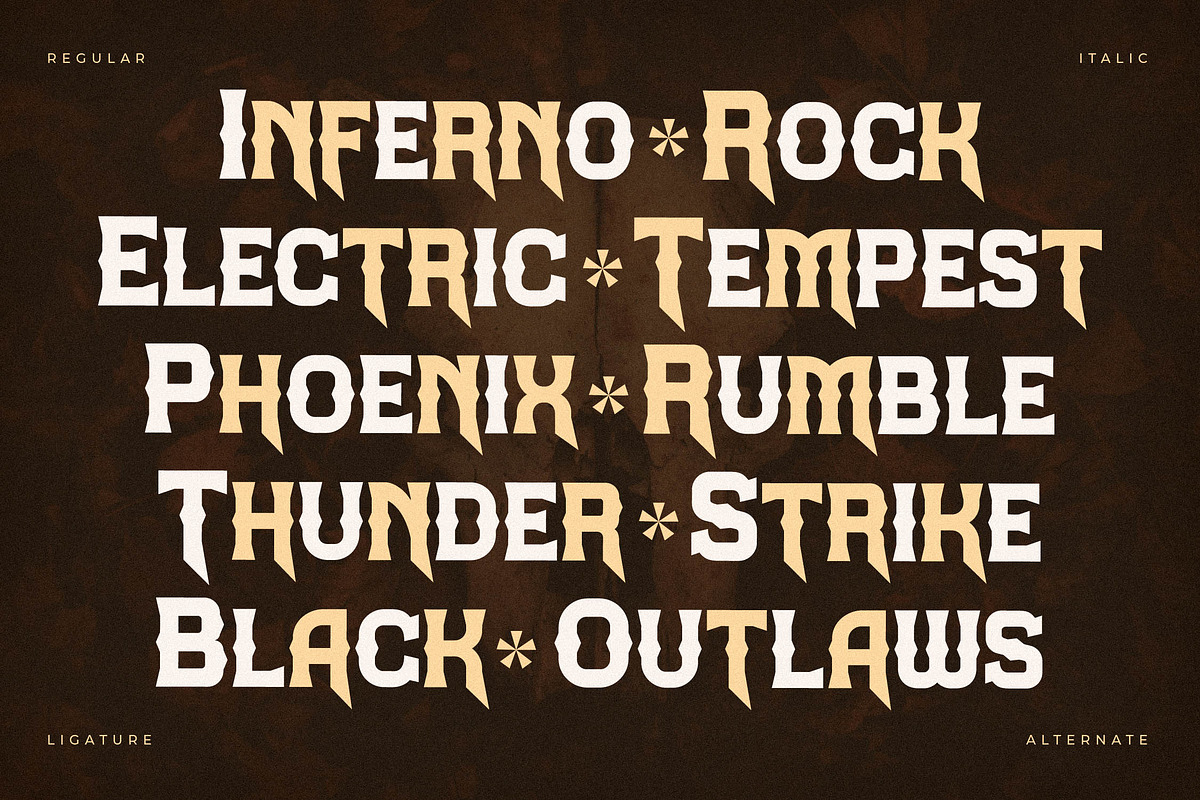 Midnight Blackfire, a Serif Font by Storytype Studio (Photo 11 of 15)
