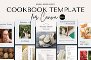 Summer Cookbook Template Canva, a Magazine Template by Erin Cassidy (Thumbnail 1 of 9)