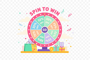 Lucky Spin to Win Illustration, an Object Illustration by Partikusi Design (Thumbnail 2 of 3)