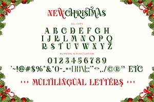 New Christmas - All Caps Swash Serif