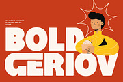 Bold Geriov - Bold Display Font, a Font by Flawless And Co (Thumbnail 1 of 10)