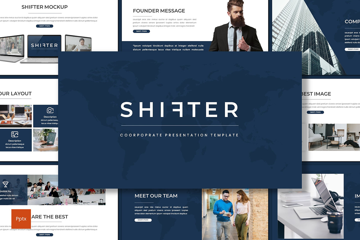 Shifter - Powerpoint Template, a Presentation Template by inspirasign