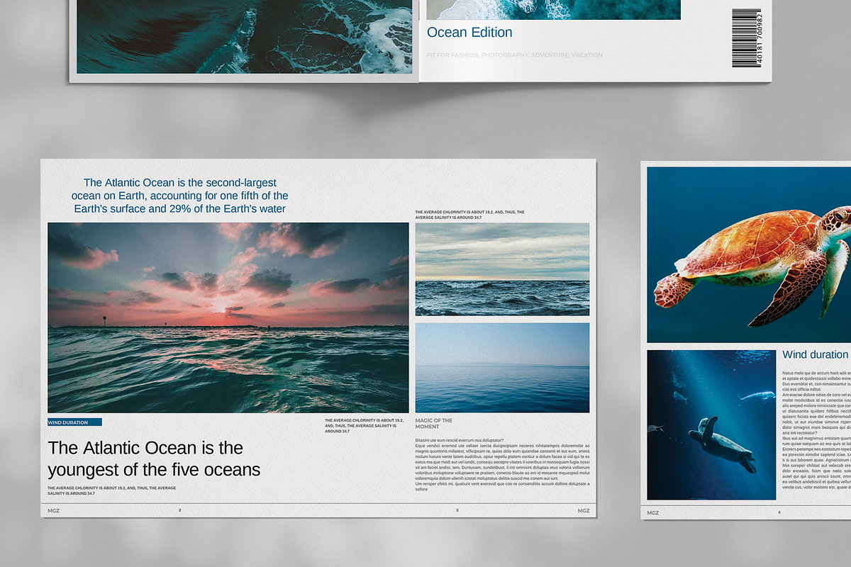 Nature Magazine Layout, a Magazine Template by Boris Cupac