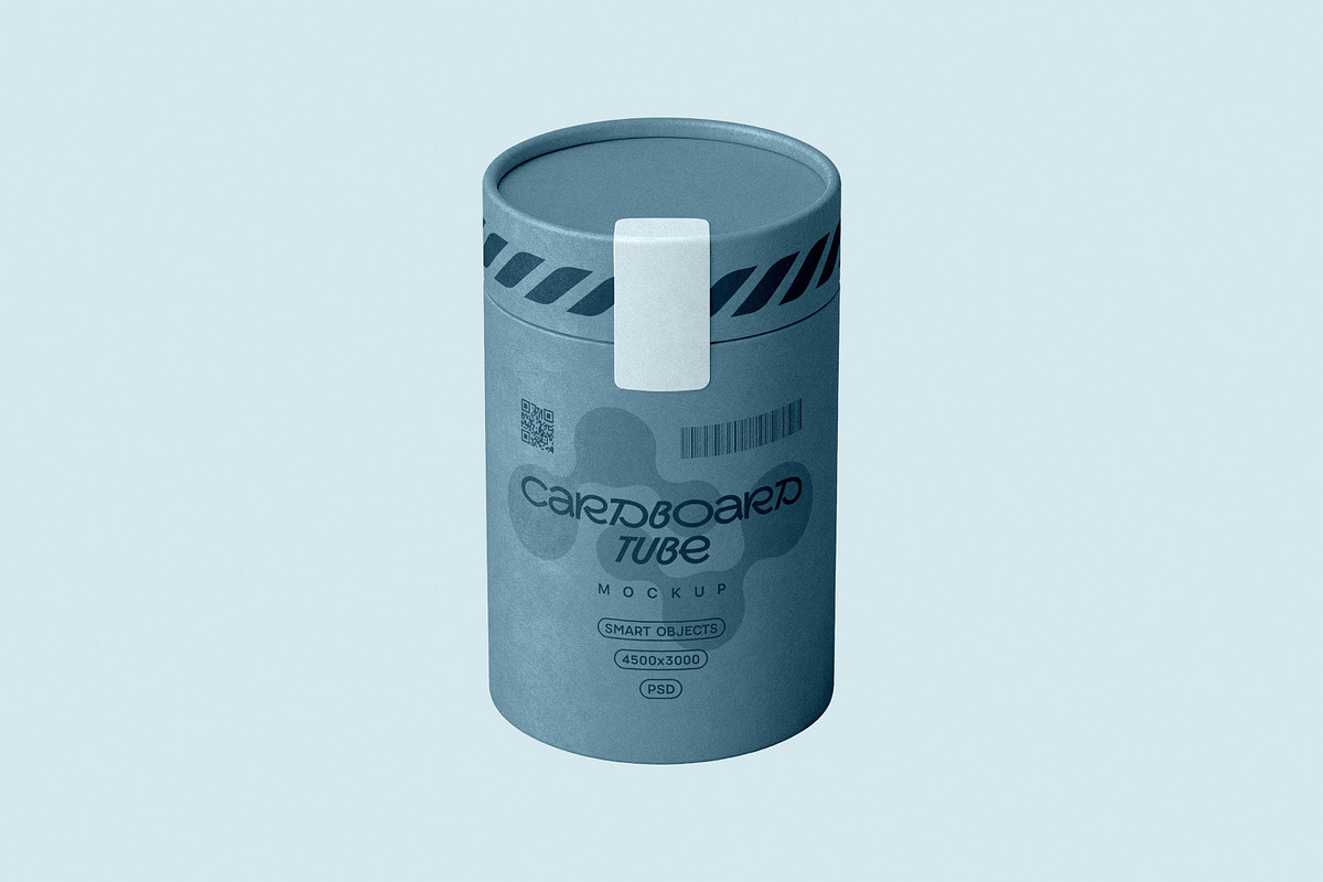 Cardboard Tube Mockup, a Packaging Mockup by Design Squad (Photo 4 of 4)
