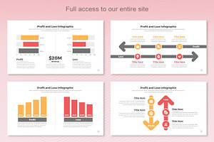 Profit And Loss Infographic EPS