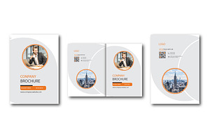 unique 2 page brochure design