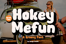 Hokey Mefun - Groovy Font