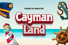 Cayman Land - Oceana Gaming Font