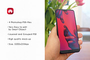 4 Huawei P20 Pro Mockup, an iPhone Mockup by khoai_tây (Thumbnail 5 of 7)