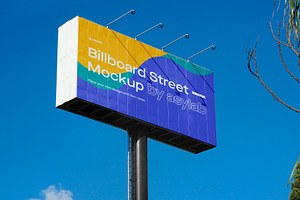 16 Billboard Street Mockups - PSD