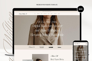Wix Website Template for Coaches, a Wix Template by Presentibox