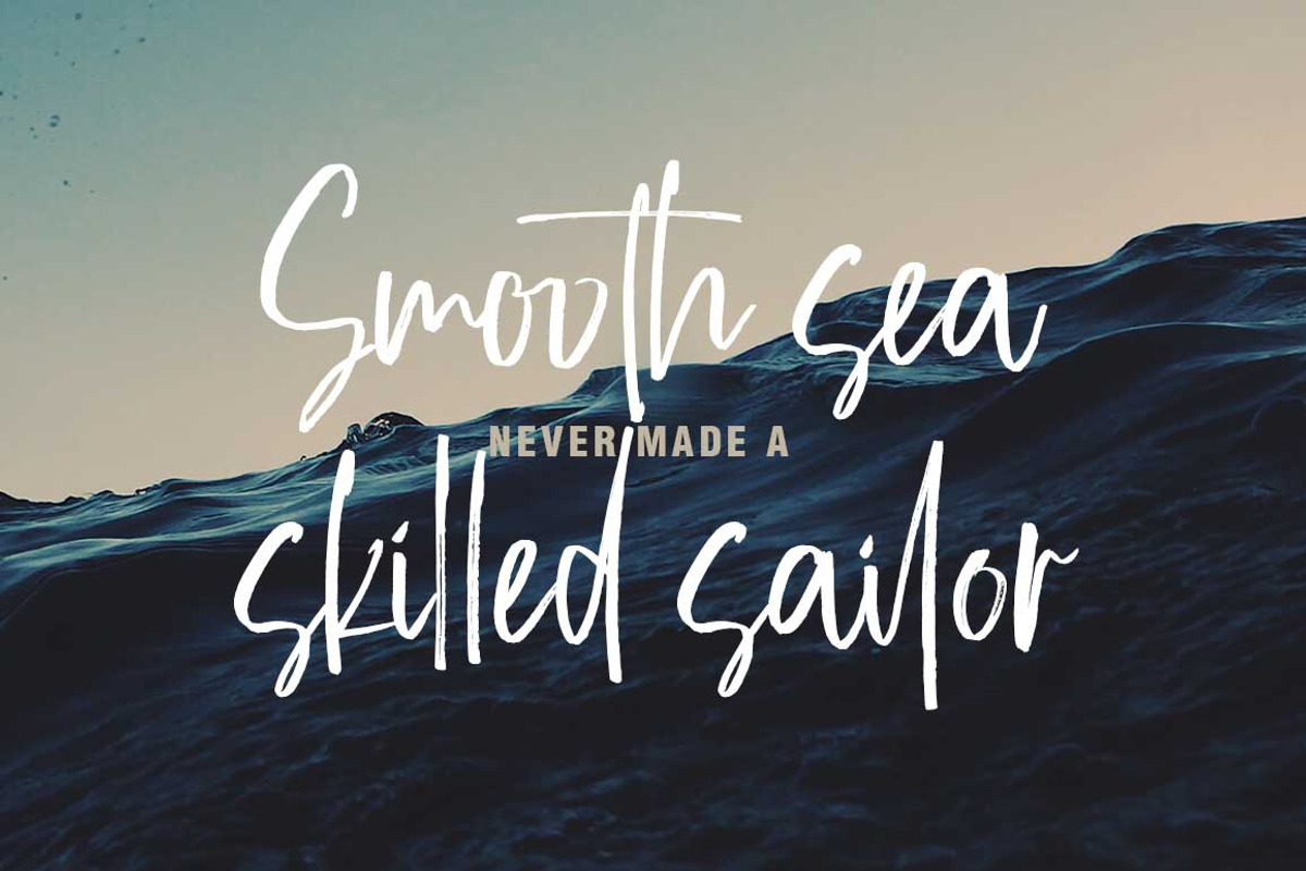 Trendiest, a Script Font by Lucky Type (Photo 8 of 12)
