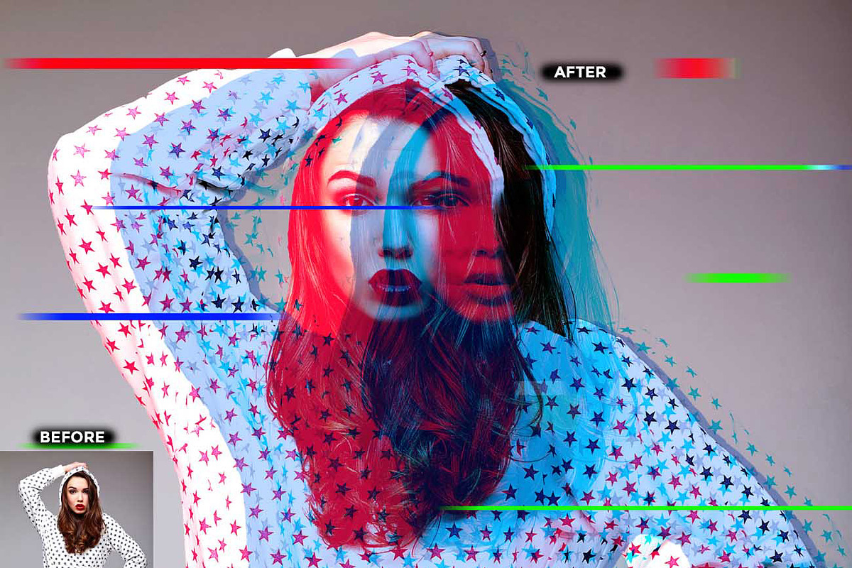 RGB Liquid Distortion FX Ps Action, an Action Add-On by Studio Retouch (Photo 9 of 14)