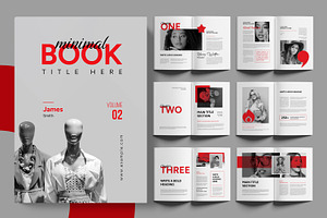 Minimal Book Layout, a Brochure Template by ContestDesign