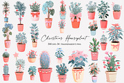 Christmas Houseplant Clipart, an Illustration by Designworld (Thumbnail 1 of 5)