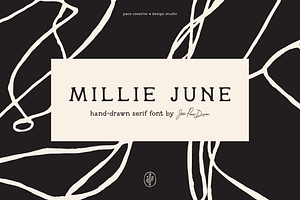 Millie June: A Hand-Drawn Font