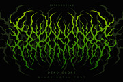 Deadscore | Black Metal Font Vol. 8, a Blackletter Font by Madhaline Studio (Thumbnail 1 of 15)
